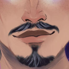 Greying hair